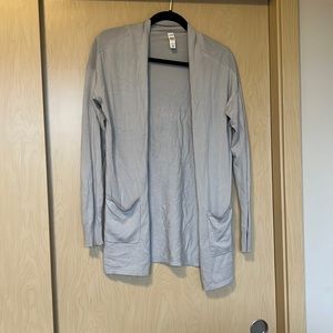 Lole pocket cardigan grey sweater XS